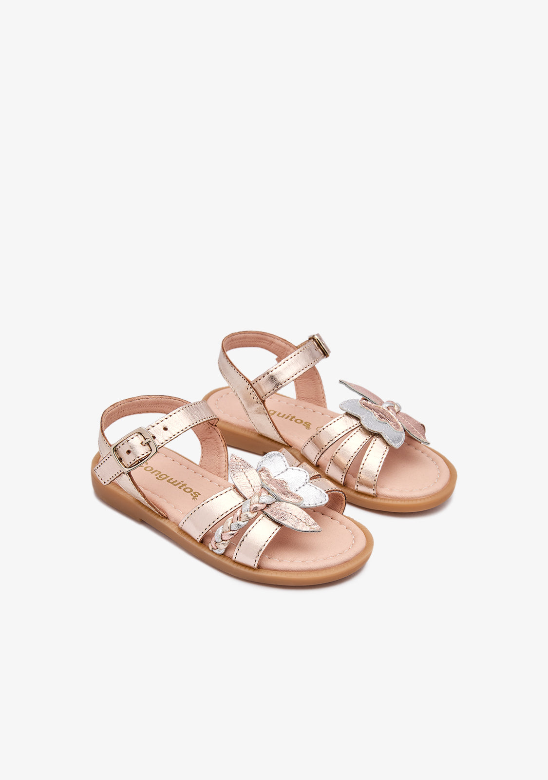 Multi Shine Strips Sandals
