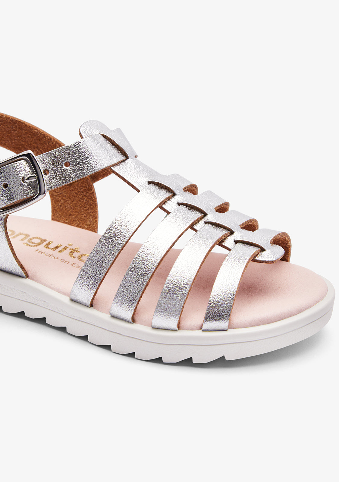 Silver Strips Malinche Sandals