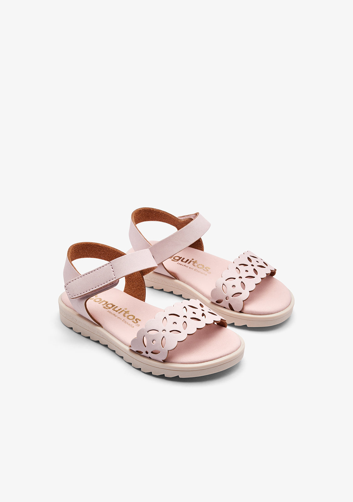 Pink Die-Cut Malinche Sandalen