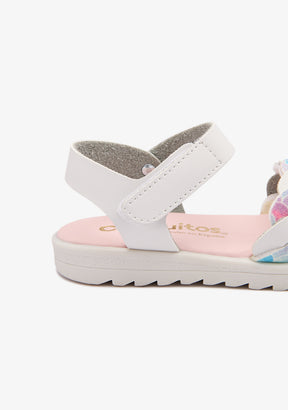 Weiße Meerjungfrau-Zopfsandalen