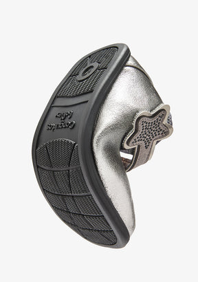 Mary Jane barefoot grigio peltro metallizzato con stella