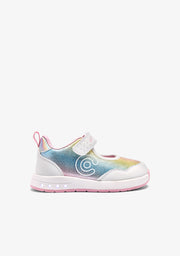 Multi Unicorn Barefoot Goflex Light Mary Janes
