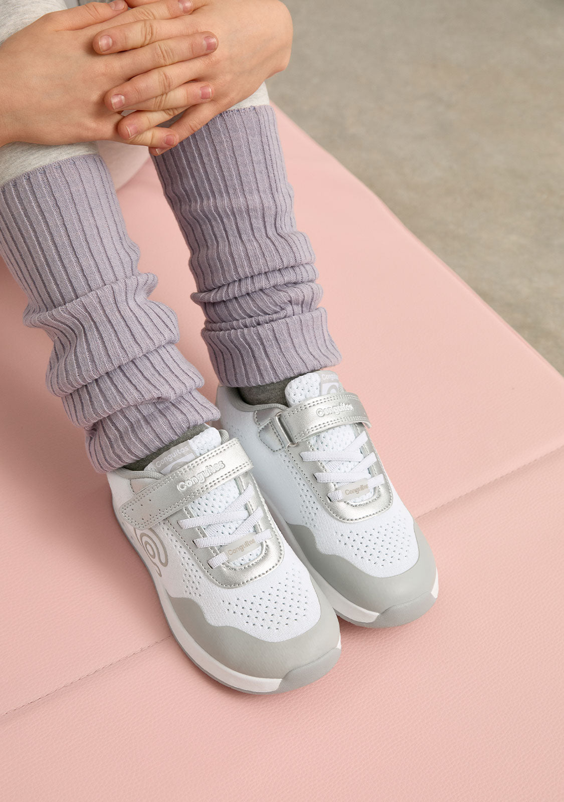 Barefoot Goflex Silbernen Sneaker