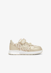 Sapatilhas Barefoot luminosas Leopardo Douradas
