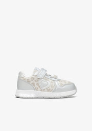 Sapatilhas Barefoot Luminosas Leopardo Prateadas