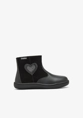 Botas Barefoot Negros Corazón