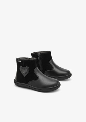 Botas Barefoot Negros Corazón