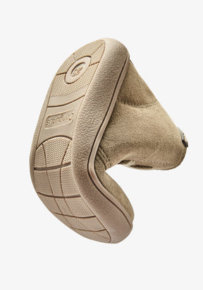 Stivaletti safari barefoot beige effetto camoscio