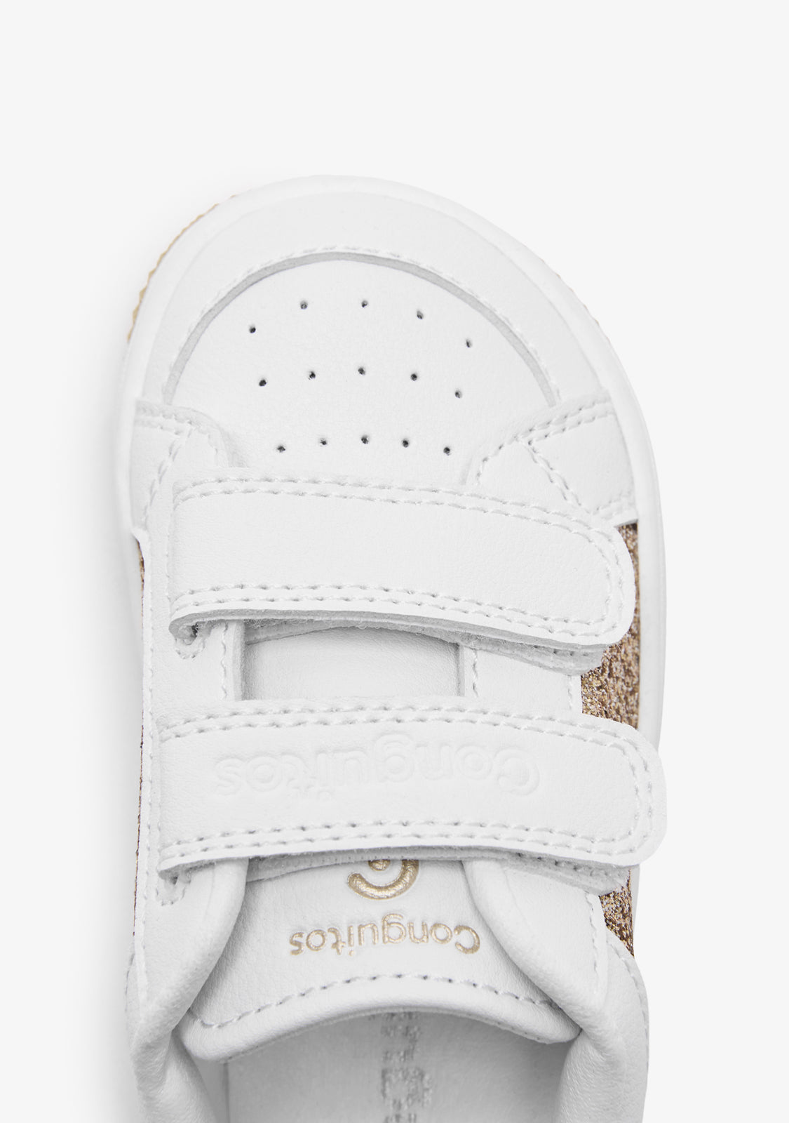 Goldglitzernde Barfuß-Goflex-Sneaker