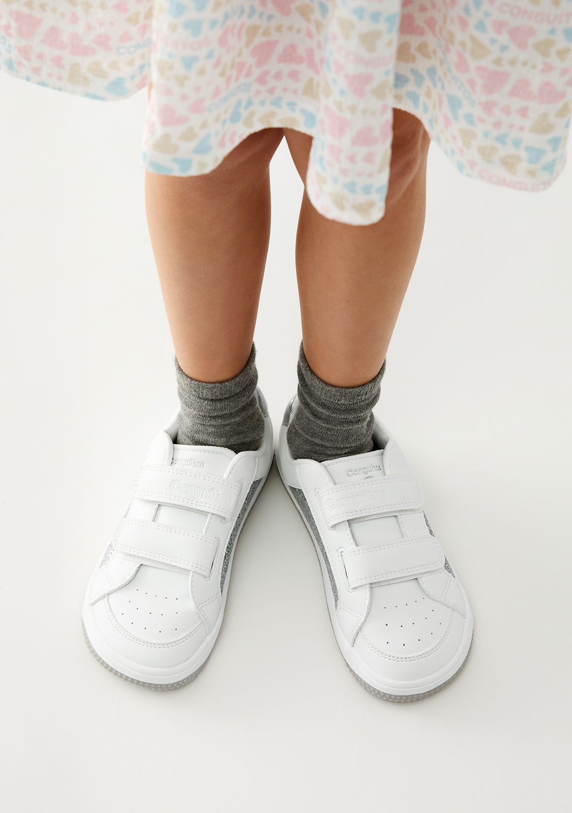 Barefoot Goflex Silver Glitter Sneakers