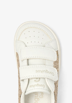Zapatillas Barefoot Goflex Glitter Dorado