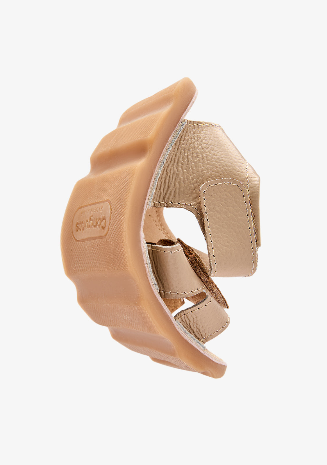 Beige Hearts Barefoot Goflex Sandals