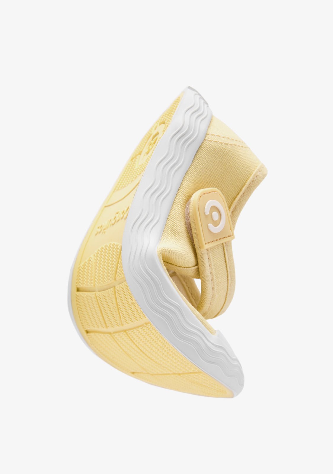 Mary Jane Goflex Barfußschuh Gelbes Canvas