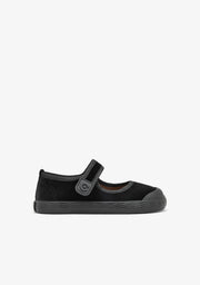 CONGUITOS ZAPATOS / MERCEDITAS Barefoot Mary Jane Velvet Black