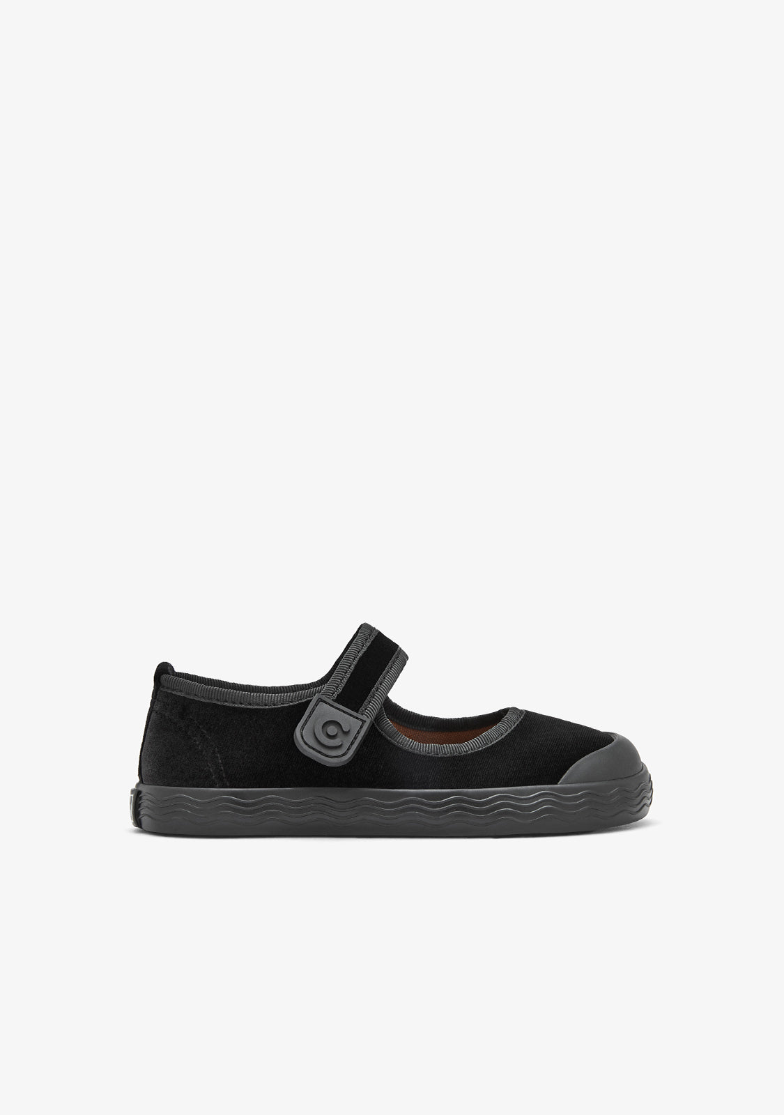 CONGUITOS ZAPATOS / MERCEDITAS Barefoot Mary Jane Velvet Black