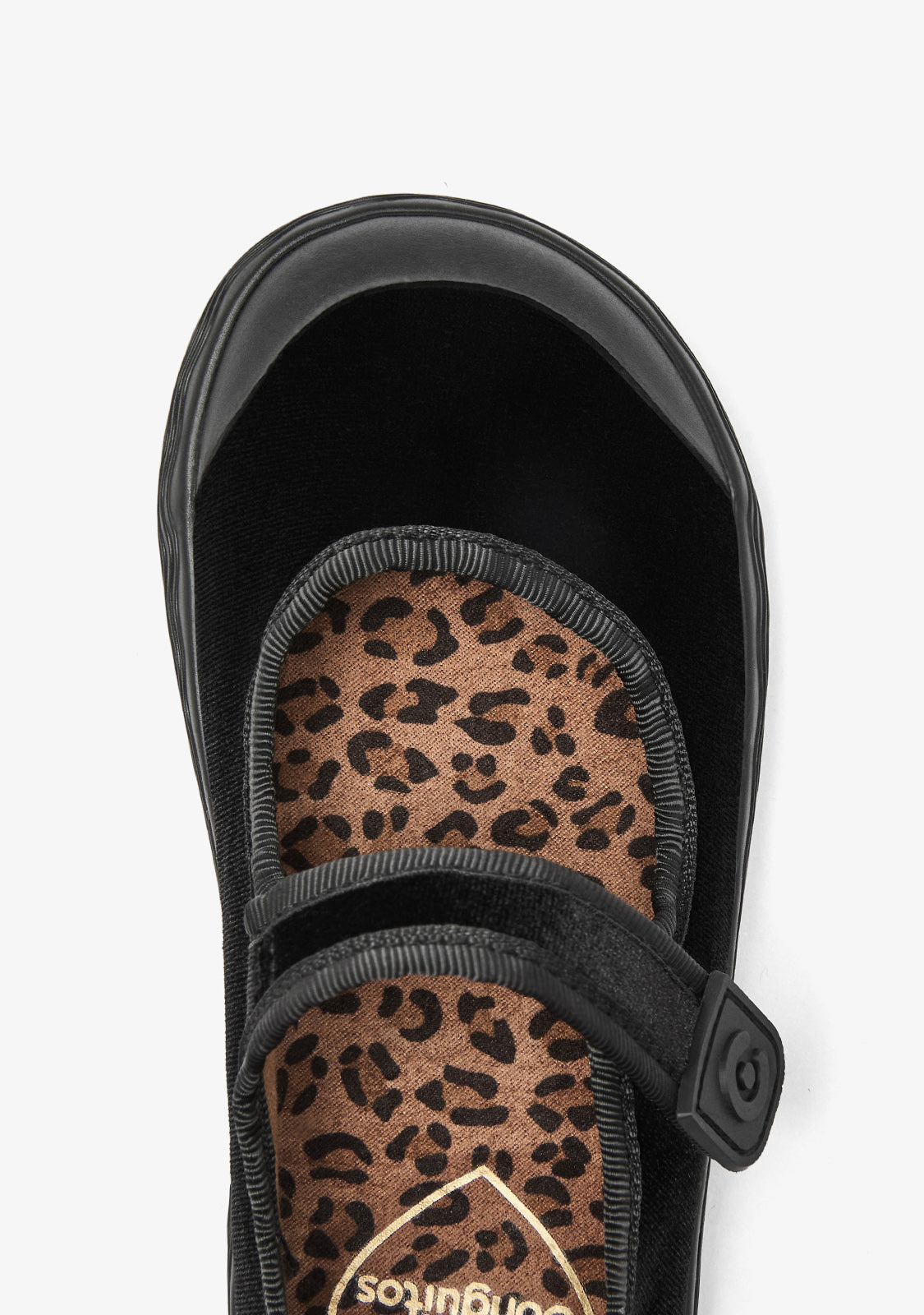 Barefoot Mary Jane Velvet Black