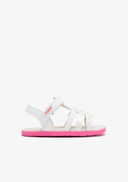 White Pink Barefoot Goflex Sandals