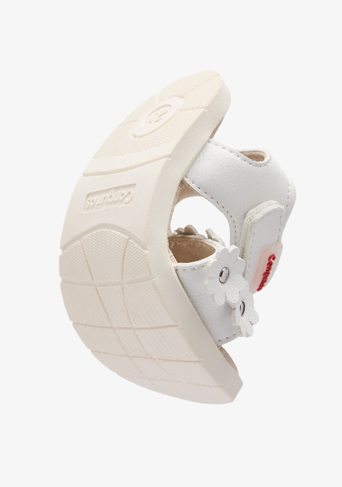 Sandali Goflex Barefoot con fiori bianchi