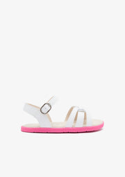 White Knot Barefoot Goflex Sandals