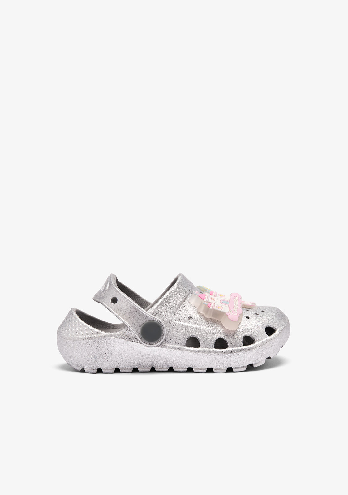 Silver Castle Light Clog