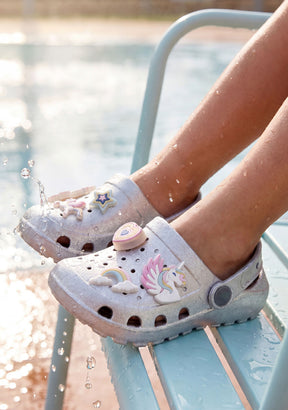 Silver Castle Light Clog