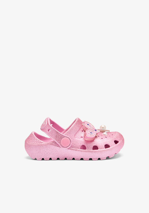 Pink Mermaid Light Clog