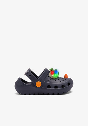Navy Dino Light Clog