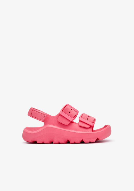 Coral Double Buckle Sandals