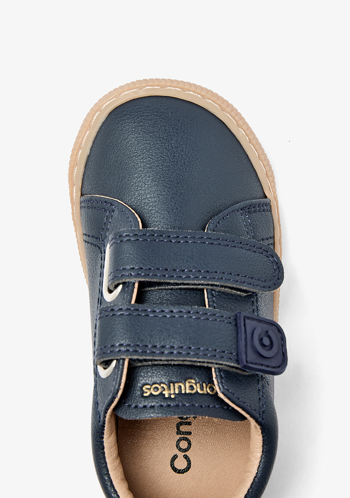 Marineblaue und braune Barfuß-Sneaker