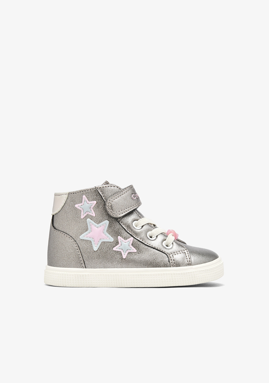 CONGUITOS ZAPATOS / SNEAKERS / BASKET Pewter Barefoot High-Top Sneakers with Stars