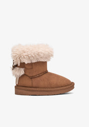 Australian Boots Strass Bow Tan