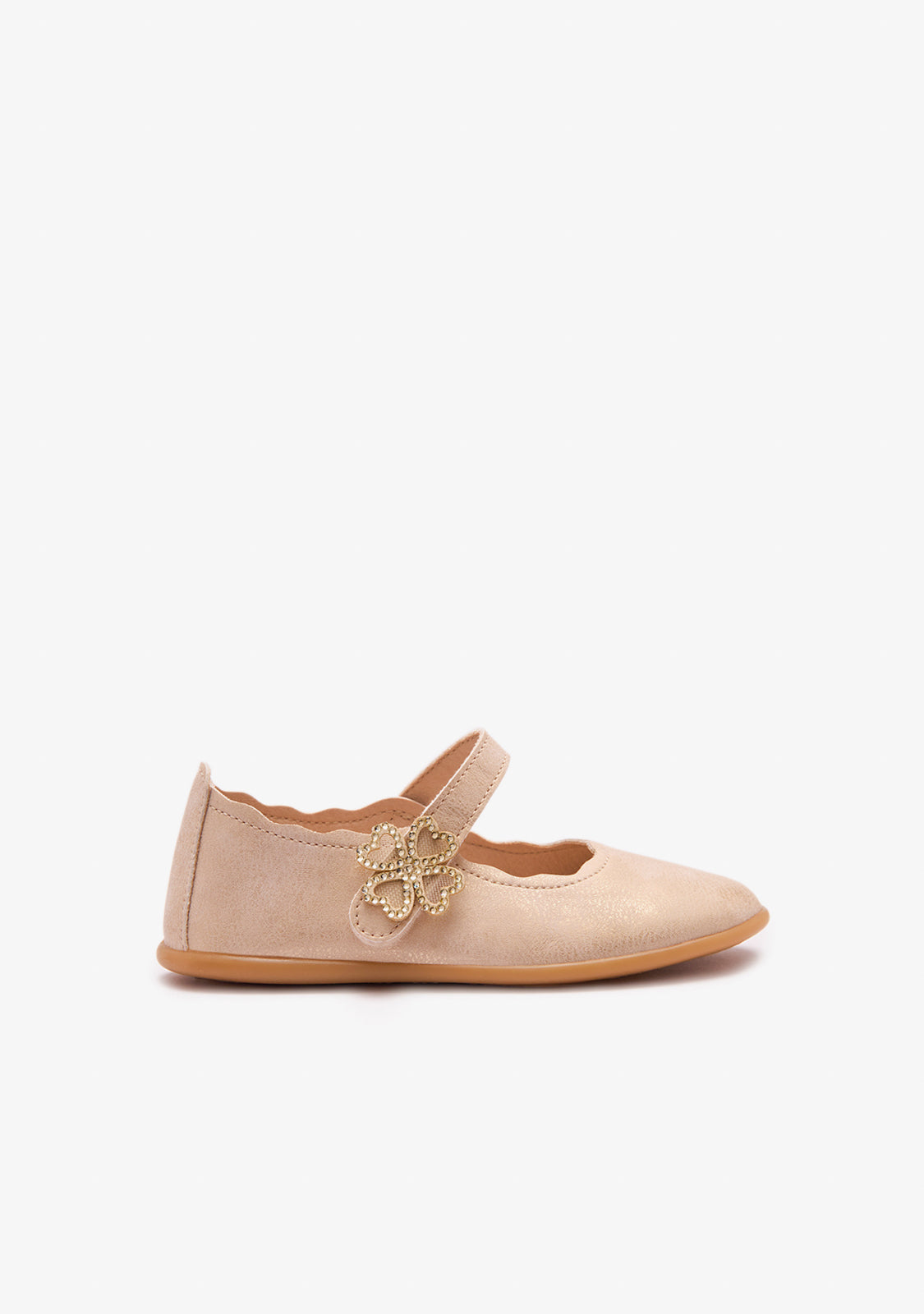 Gold Shine Hearts Ballerina