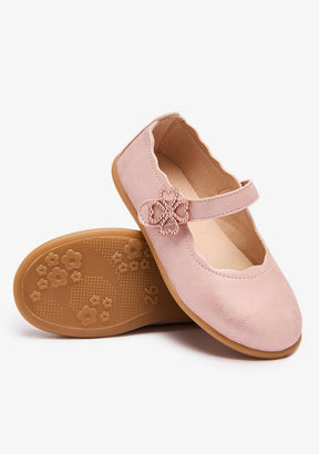 Bailarina Rosa Corazones Brillo