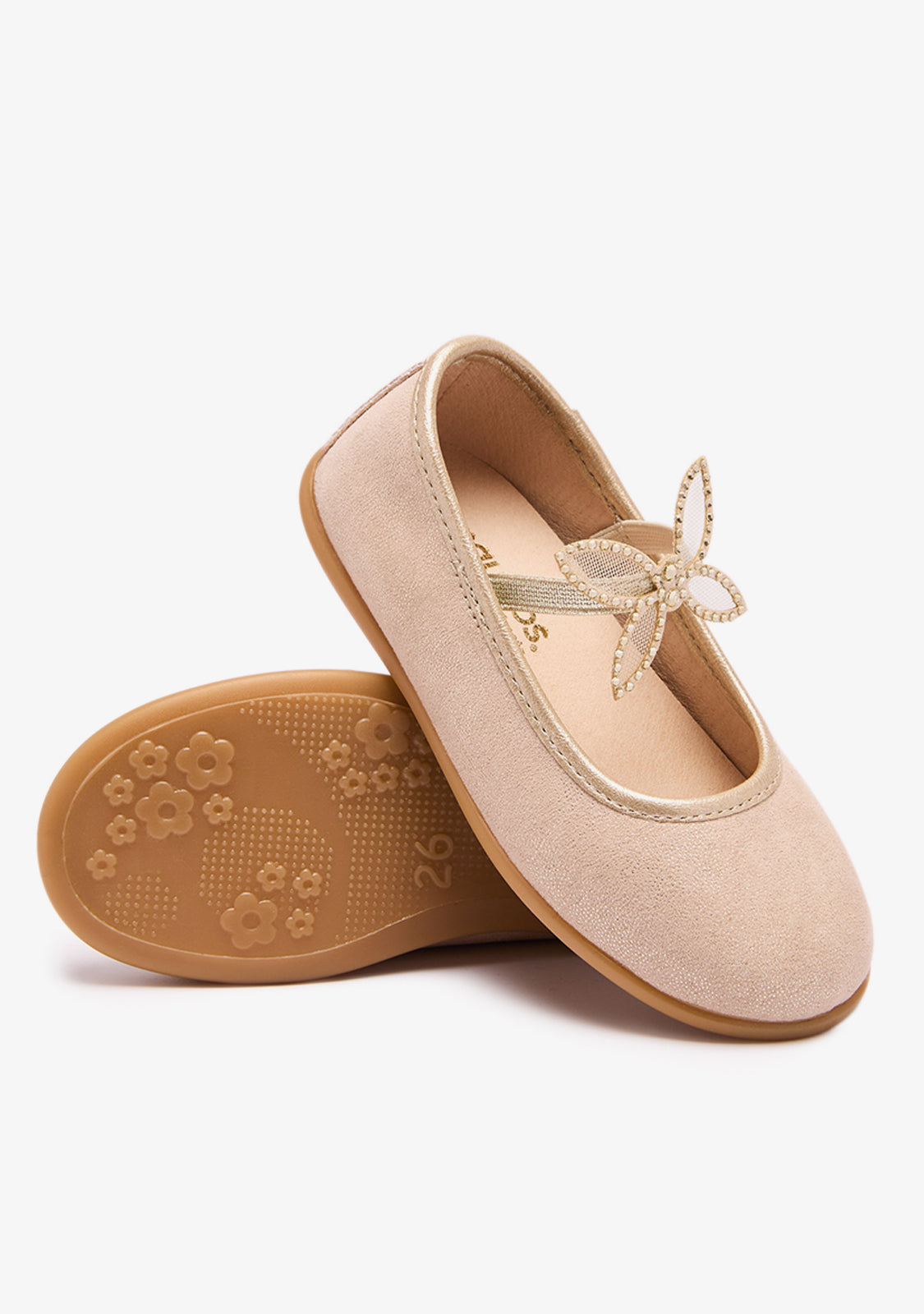 Gold Cristal Butterfly Ballerina