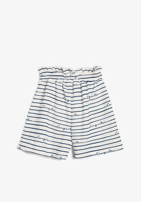 Blue Striped Shorts