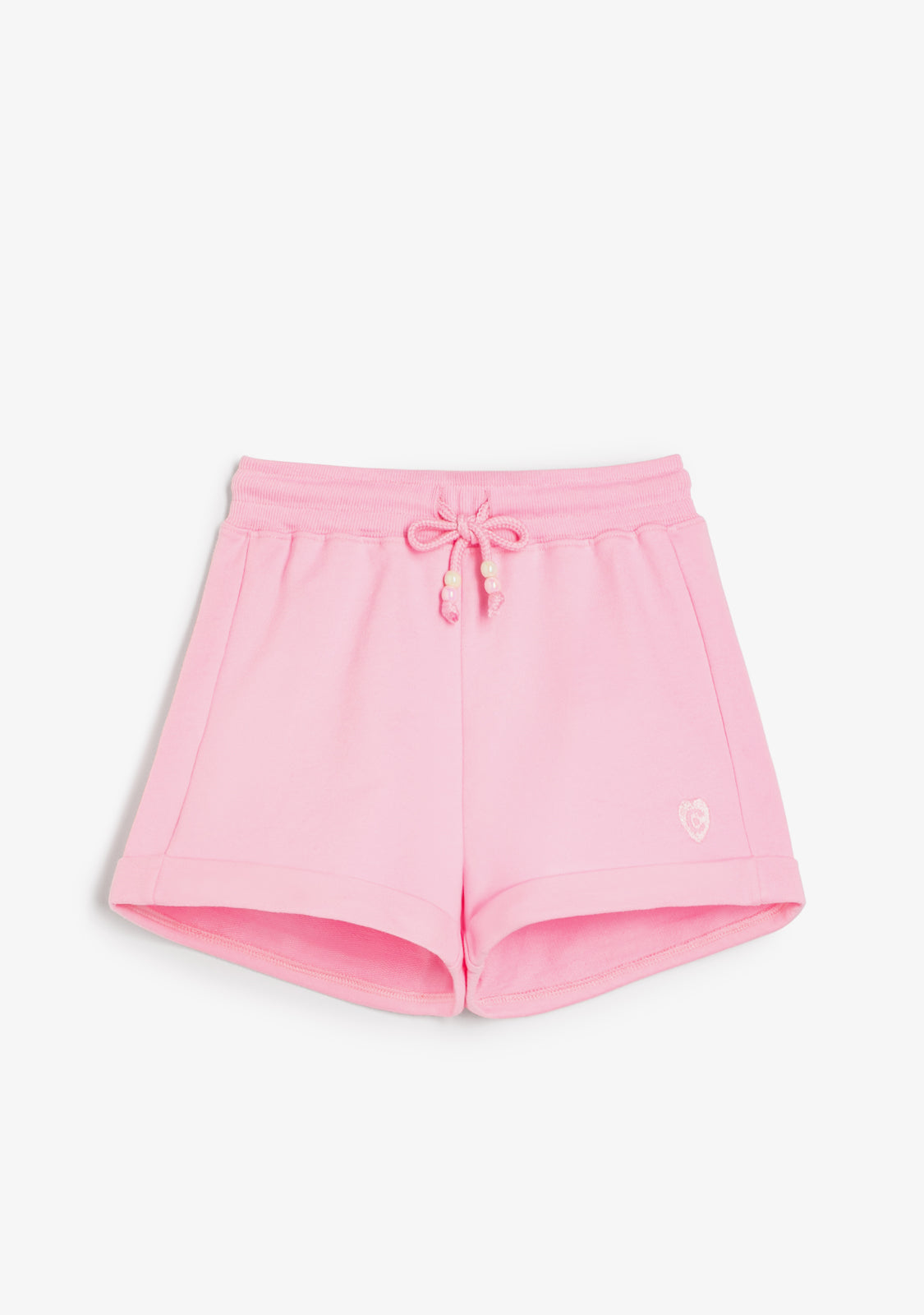Pink Beaded Shorts