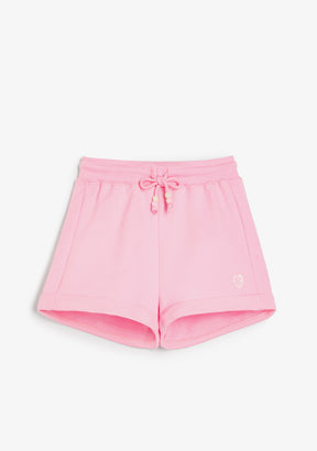 Pink Beaded Shorts