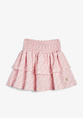 Pink Flowers Skirt