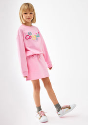 Sweat-shirt rose Logo Conguitos