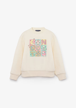 Sweatshirt Fantasy Beige
