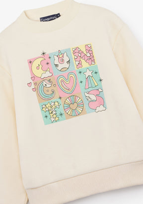 Sweatshirt Fantasy Beige