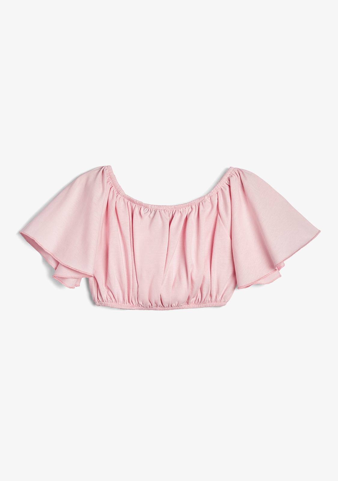 Rosa Off-Shoulder-T-Shirt