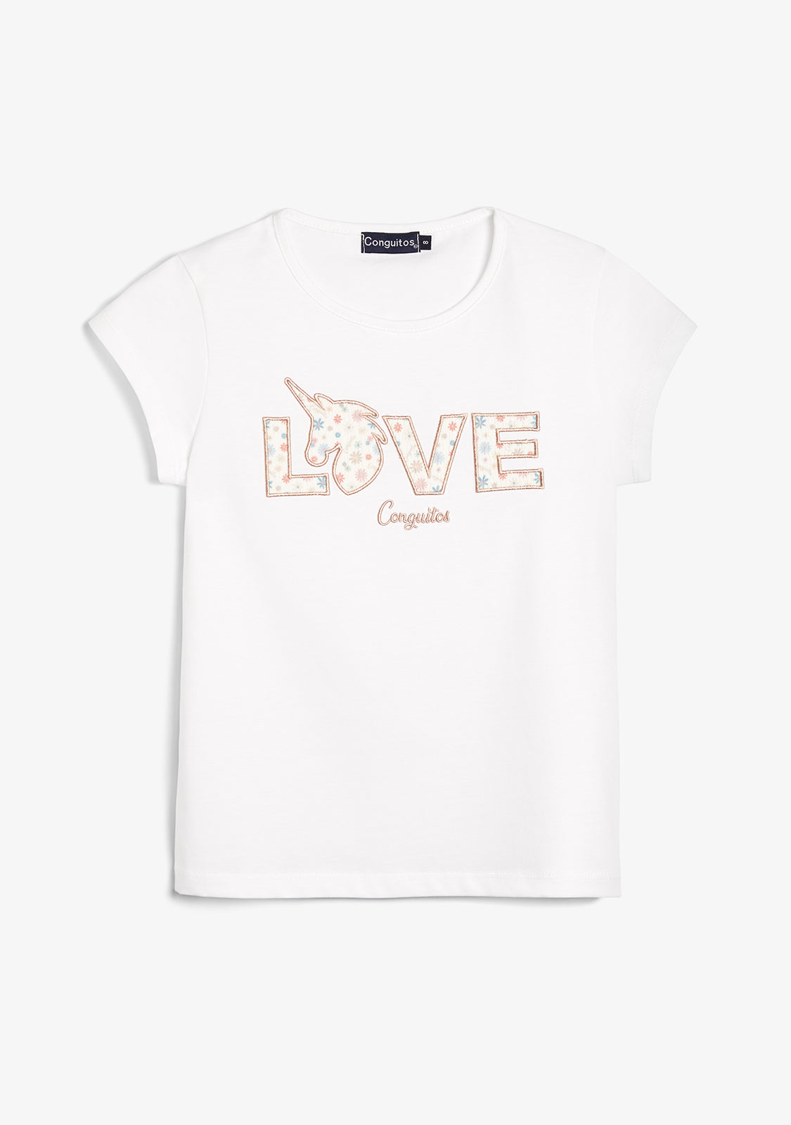 T-shirt Blanc Love