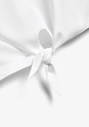 White Color Brand T-Shirt