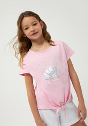 Rosa Meerjungfrau-T-Shirt