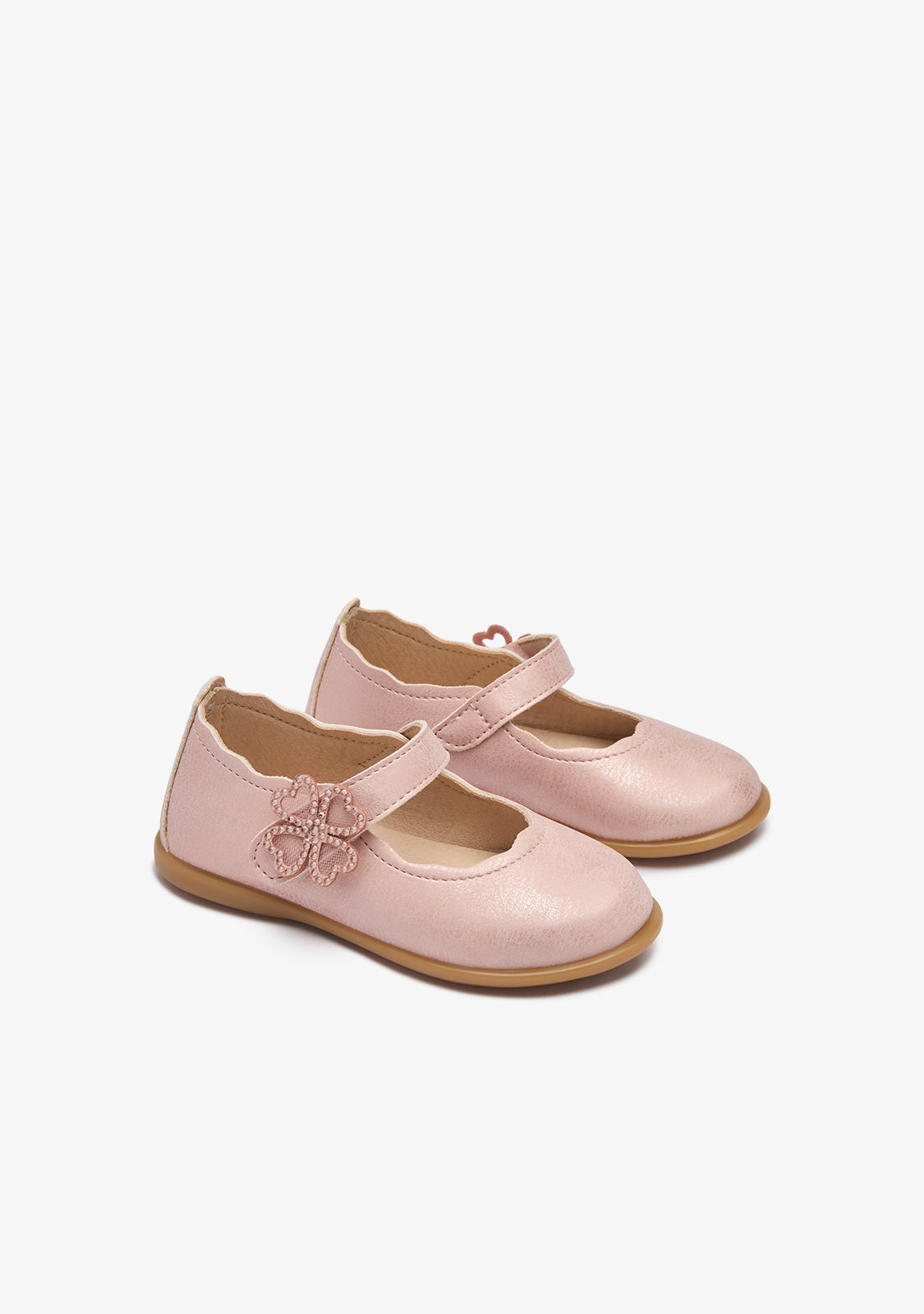 Ballerines bébé Roses Shine Hearts