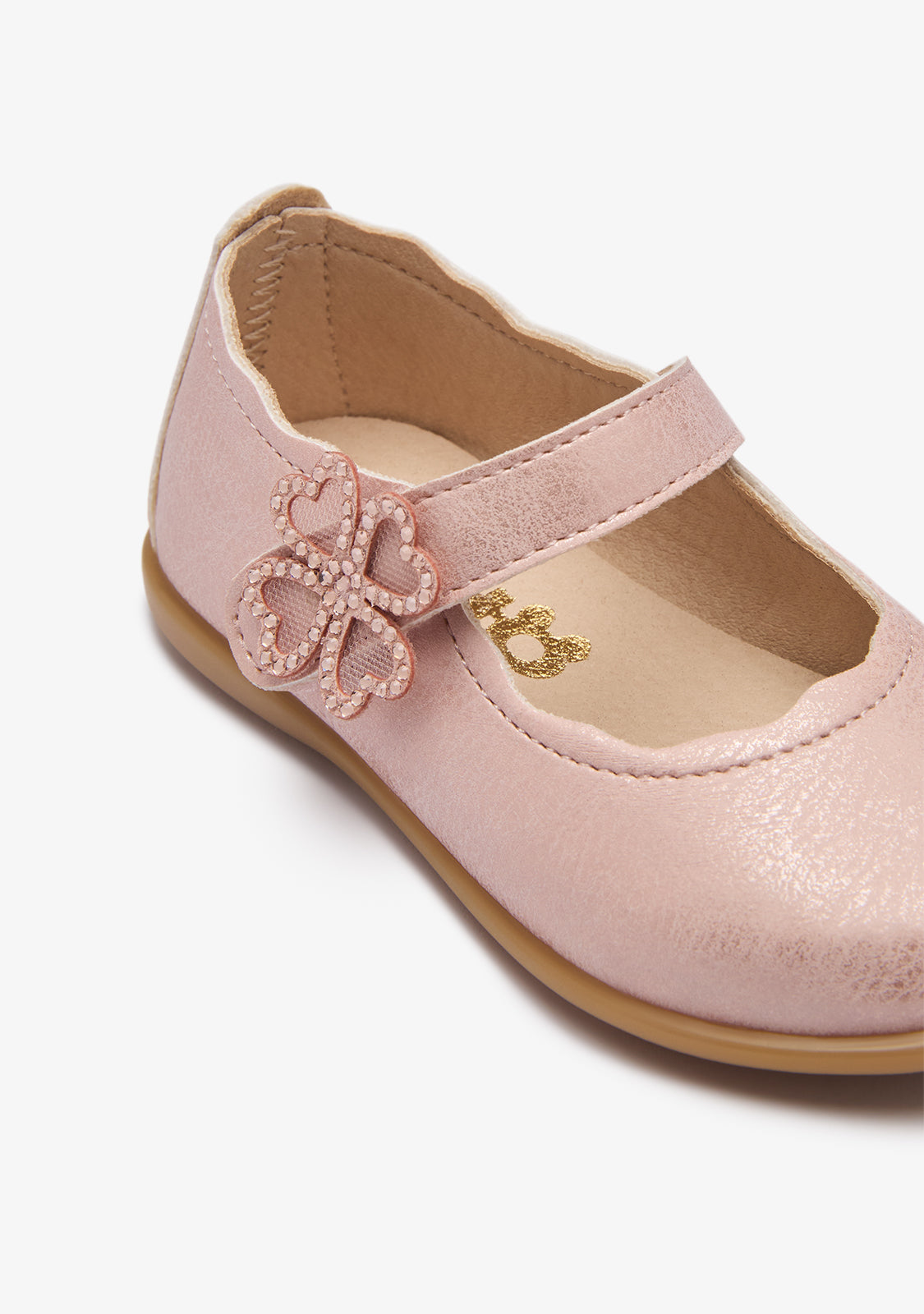 Ballerines bébé Roses Shine Hearts