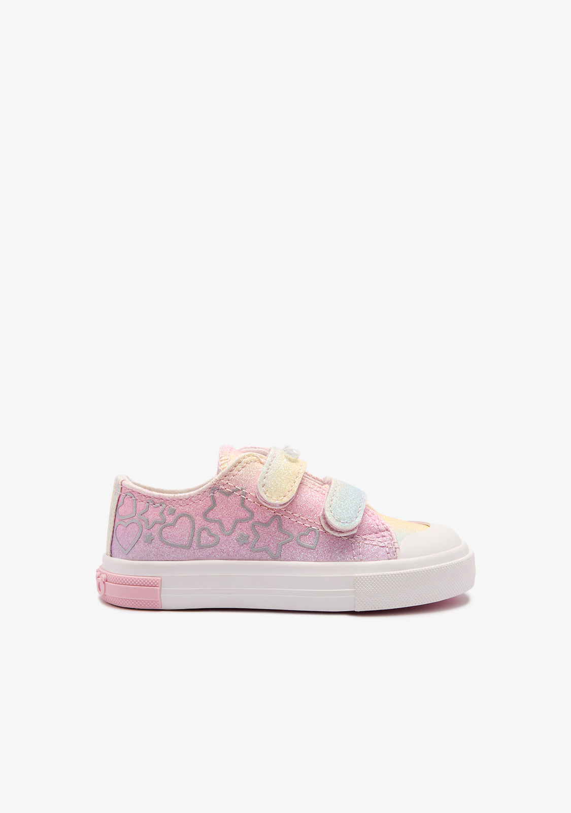 Multi Glow Star Baby-Sneaker