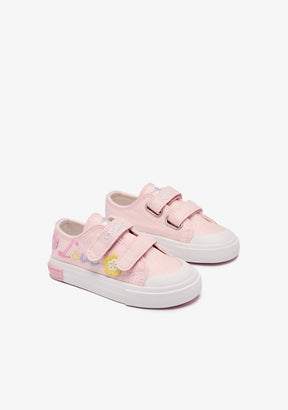 Zapatillas Bebé Rosas Glitter Flores