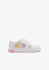 Multi Glitter Hearts Baby Sneakers